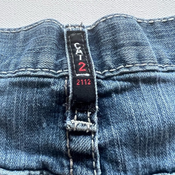 Ariat M4 Rebar FR Jean Shorts Mens 38x10 Low‎ Rise Cut Off Jorts (B5) - Picture 12 of 12